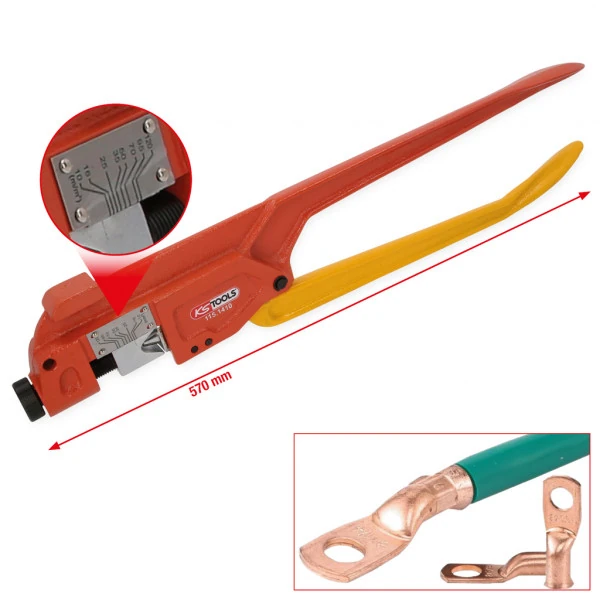 KS Tools Krimpovacie kliešte na svorky batérie 115.1410