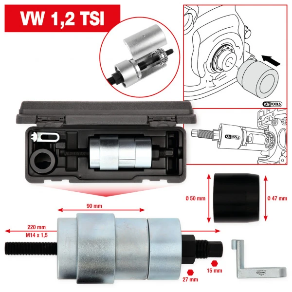 KS Tools Súprava náradia na montáž ozubených kolies pre VAG,  7-dielna 400.0910