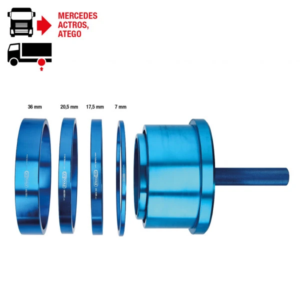 KS Tools Súprava náradia na montáž tesniaceho krúžka pre Mercedes, 7-dielna 460.5580