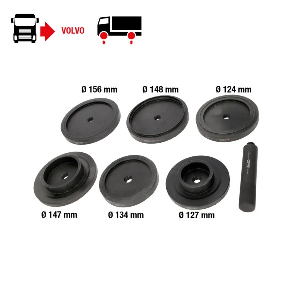 KS Tools Súprava náradia na montáž tesniaceho krúžka pre Volvo, 7-dielna 460.4050