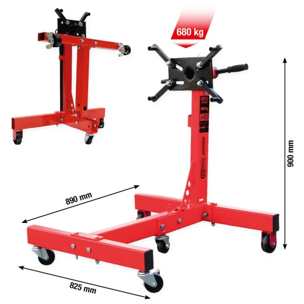 KS Tools performance Držiak motora, 680 kg 160.1285