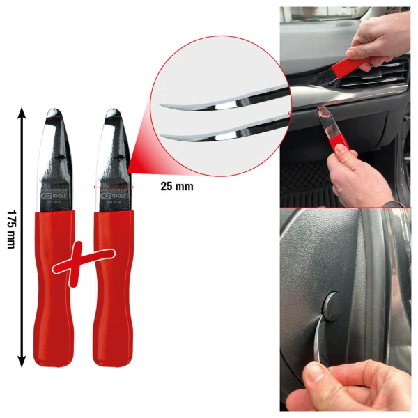 KS Tools Univerzálna súprava pák na demontáž, 2-dielna 911.8230