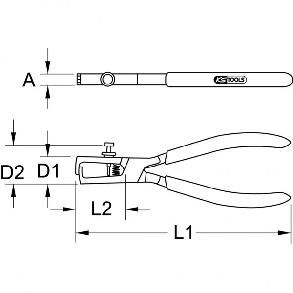 BERYLLIUMplus odizolovacie kliešte 170 mm KS Tools 962.0635