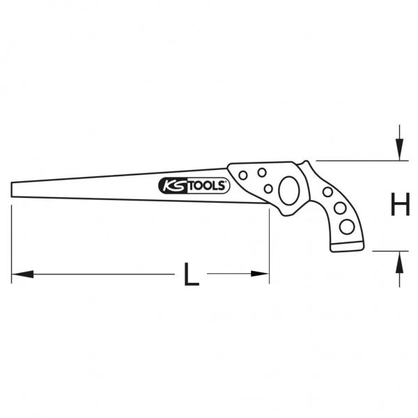 BERYLLIUMplus ručná pílka 370 mm KS Tools 962.9035