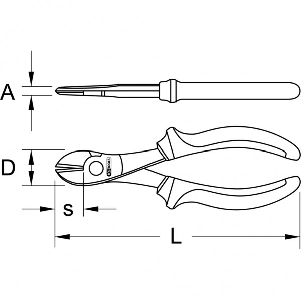 BERYLLIUMplus silový odstrihovač 190 mm KS Tools 962.0617