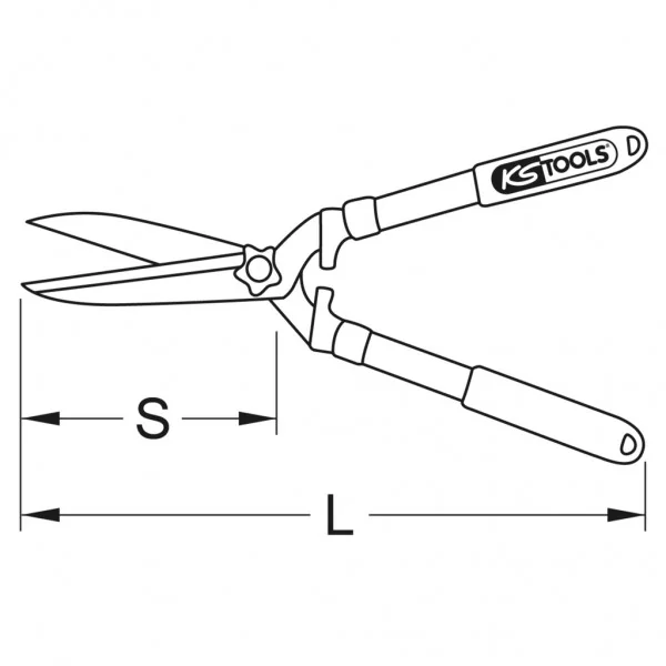 BERYLLIUMplus záhradnícke nožnice 300 mm KS Tools 962.9033
