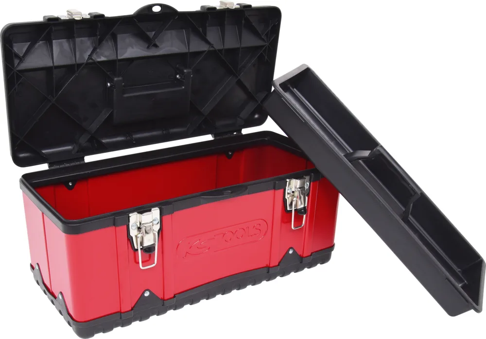 Box na náradie z plastu a oceľového plechu, 470 x 238 x 203 mm KS Tools 850.0350