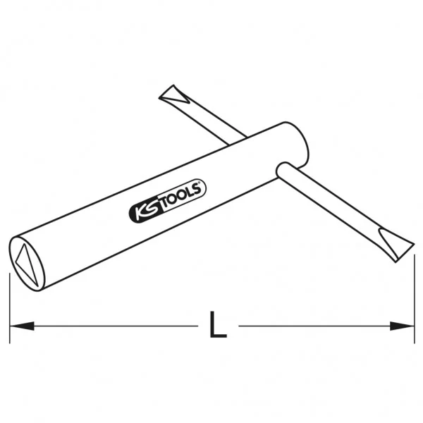 BRONZEplus 3-hranná nástrčná hlavica M20 KS Tools 963.8268