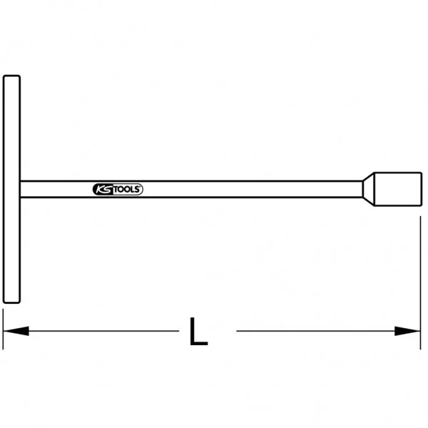 BRONZEplus 6-hranná nástrčná hlavica s pevným priečnym držadlom 65 mm KS Tools 963.8455