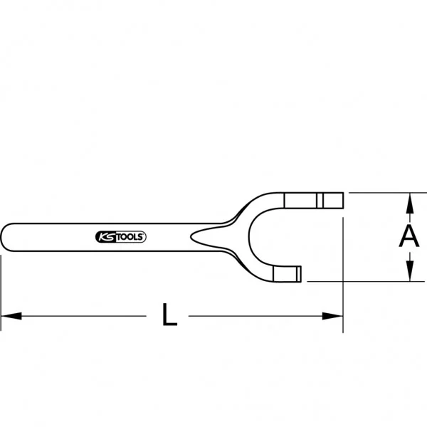 BRONZEplus kľúč na ručné koleso Ø 48 × 80 mm KS Tools 963.8239