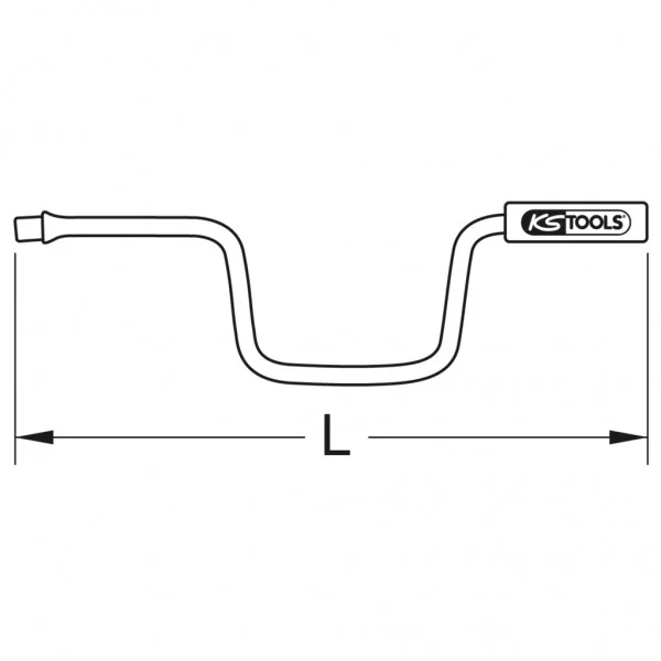 BRONZEplus kľuka 3/4" 380 mm KS Tools 963.3461