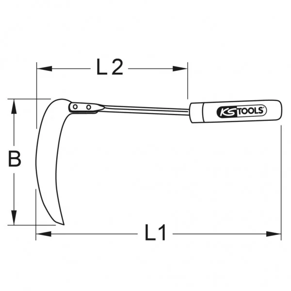 BRONZEplus kosák 250 mm KS Tools 963.9651