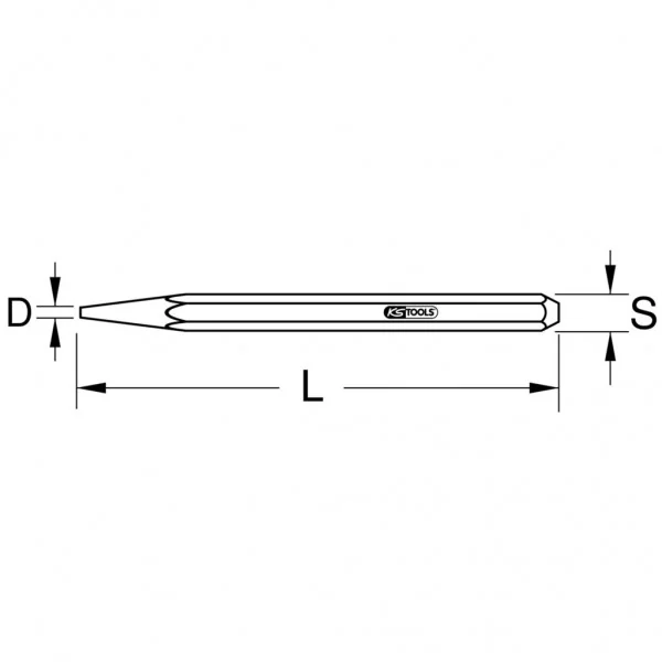 BRONZEplus montážny hrot, 5 mm KS Tools 963.2566