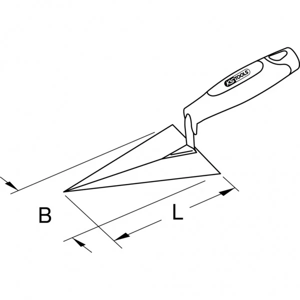 BRONZEplus murárska lyžica 135 mm KS Tools 963.9551