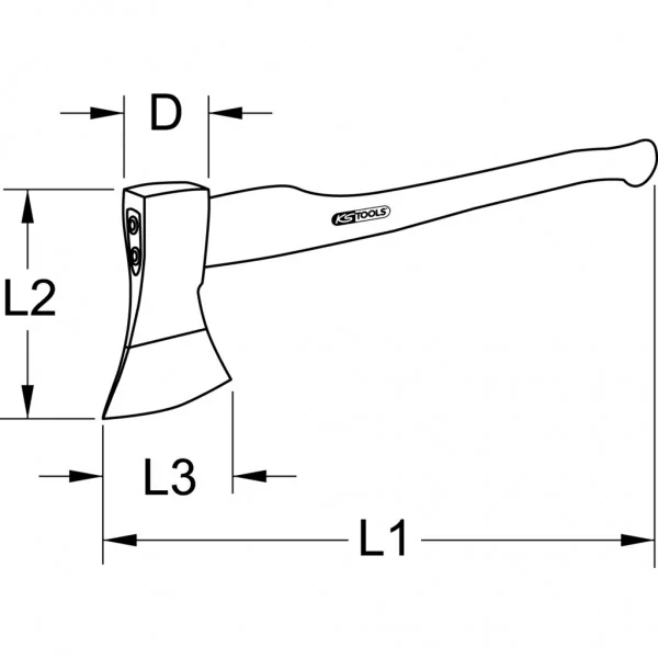 BRONZEplus sekera 750 mm KS Tools 963.9608