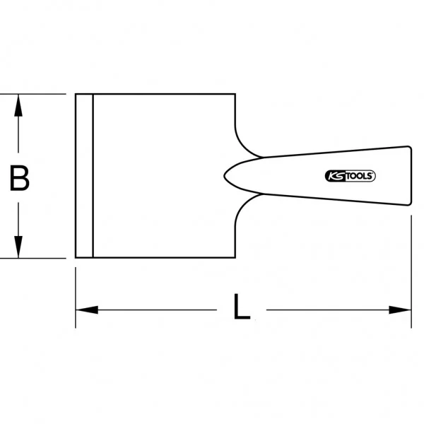 BRONZEplus škrabka 150 mm KS Tools 963.9538