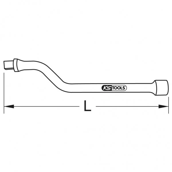 BRONZEplus špeciálne predĺženie 1/2", 250 mm KS Tools 963.8517
