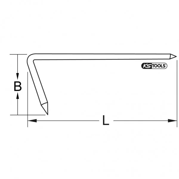 BRONZEplus uhlový tŕň, Ø 27 mm KS Tools 963.2519