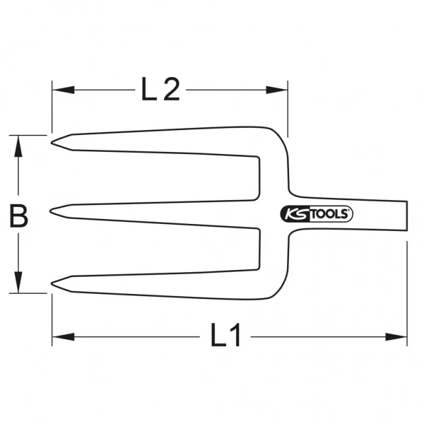 BRONZEplus vidly na strelnú bavlnu 200 mm KS Tools 963.9648