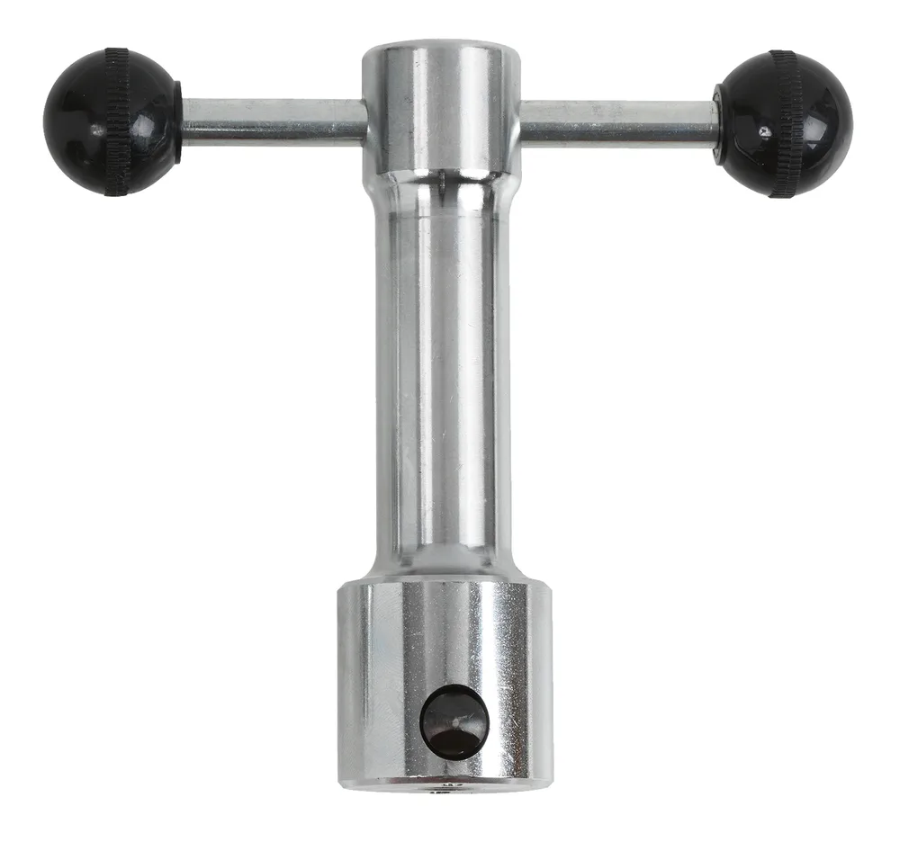 Chrómovaný kľúč na sudové zátky s adaptérom KS Tools 116.2005