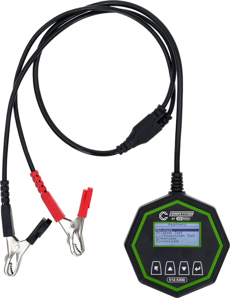 COMPETITION 12V Mini tester batérií a tester nabíjacích systémov s QR kódom KS Tools 512.5300