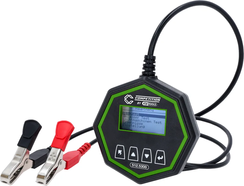 COMPETITION 12V Mini tester batérií a tester nabíjacích systémov s QR kódom KS Tools 512.5300