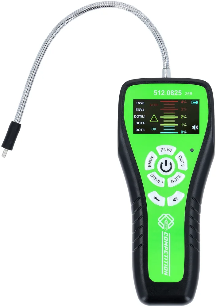 COMPETITION Digitálny tester brzdovej kvapaliny pre DOT a ENV KS Tools 512.0825
