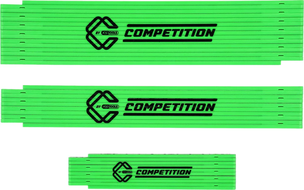 COMPETITION súprava plastových skladacích metrov, 3-dielna KS Tools 512.0505