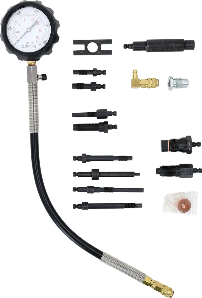 COMPETITION súprava testerov kompresie pre dieselové motory, 15-dielna KS Tools 512.5230