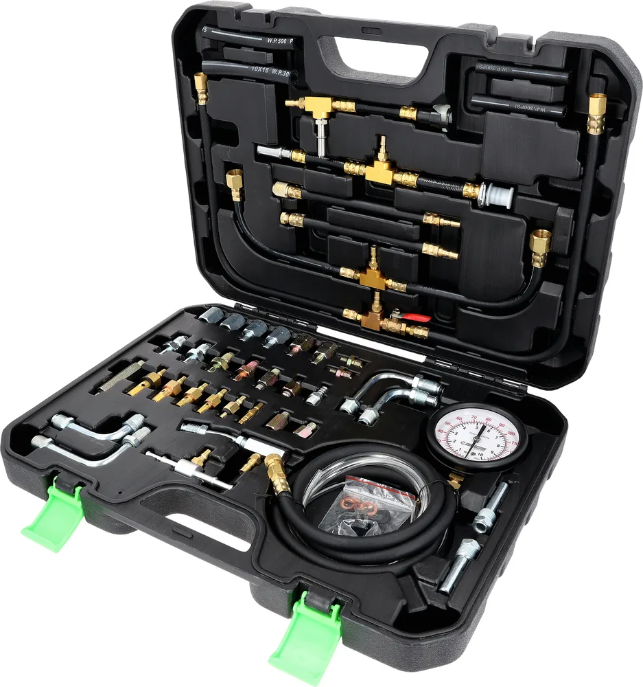 COMPETITION súprava testerov spaľovacieho tlaku benzín, 44-dielna KS Tools 512.5245