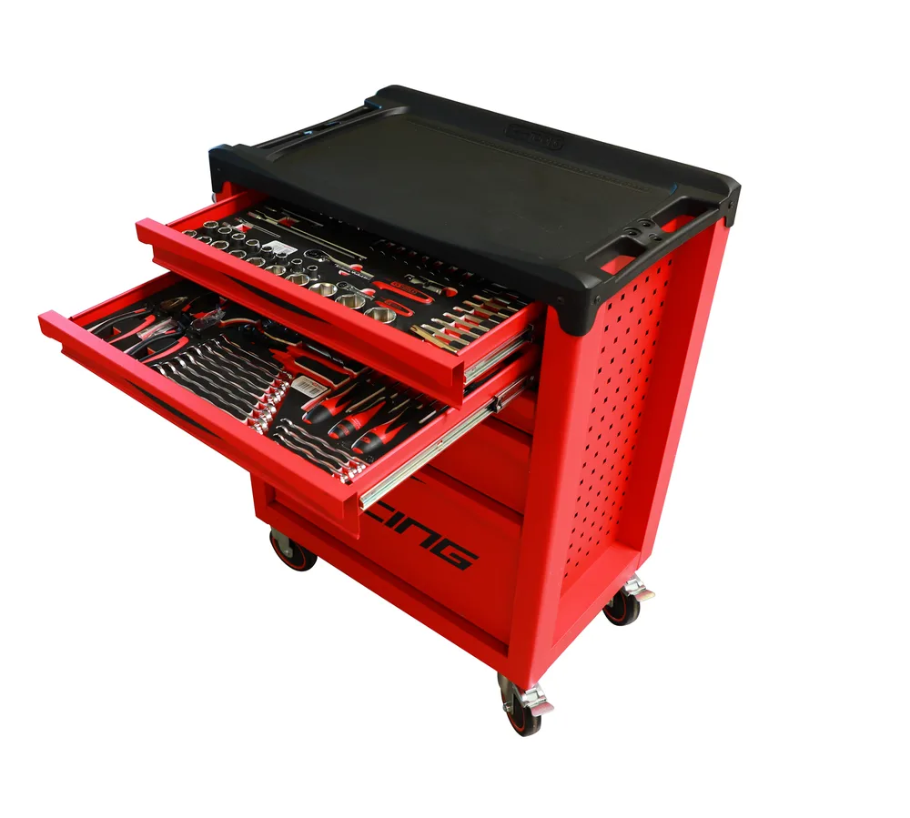 Dielenský vozík RACING s 5 zásuvkami a 184 dielmi náradia KS Tools 855.5184