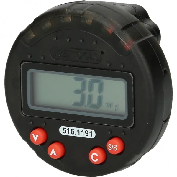Digitálne meradlo uhla natočenia s magnetom, Ø 55,0 mm KS Tools 516.1191