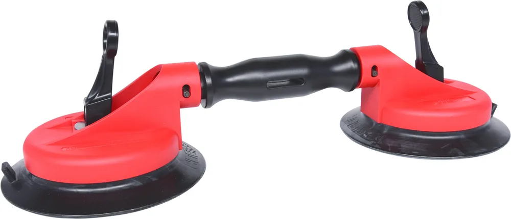 Dvojitý prísavný držiak,80kg, dvojitá kĺbová hlava KS Tools 140.1008