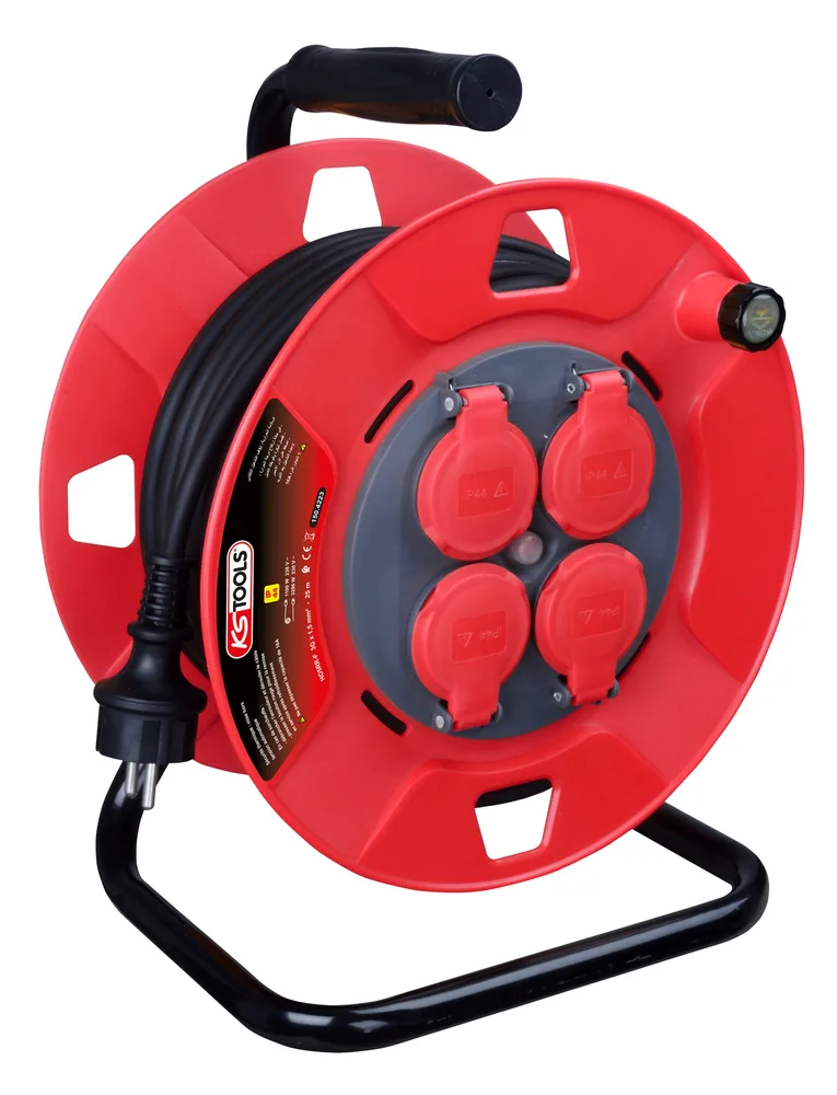 Elektrický navíjací bubon, 3×1,5 mm, 25 m – IP44 KS Tools 150.4223
