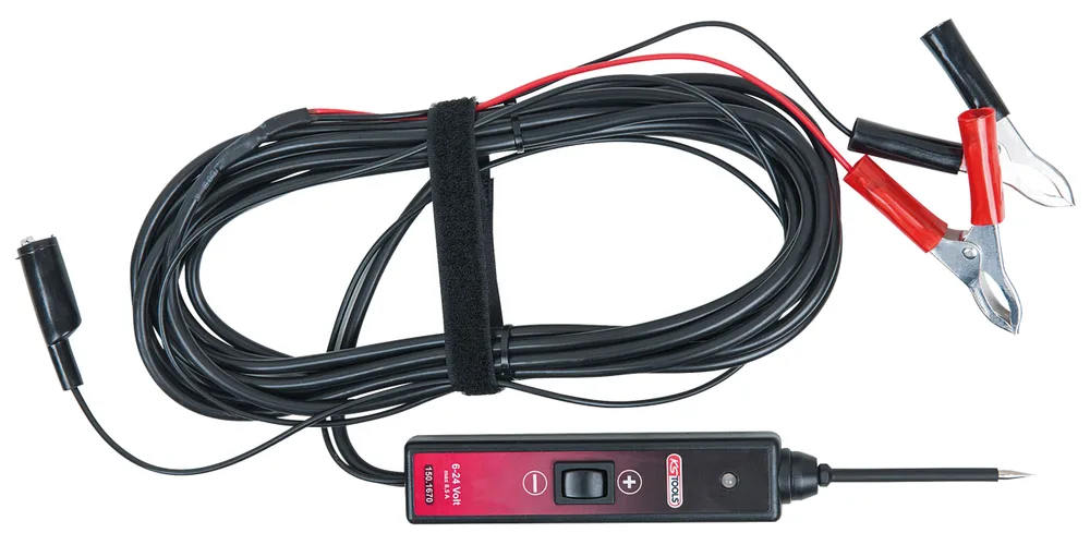 Funkčná kontrolná lampa 6-24V DC s 5-metrovým káblom KS Tools 150.1670
