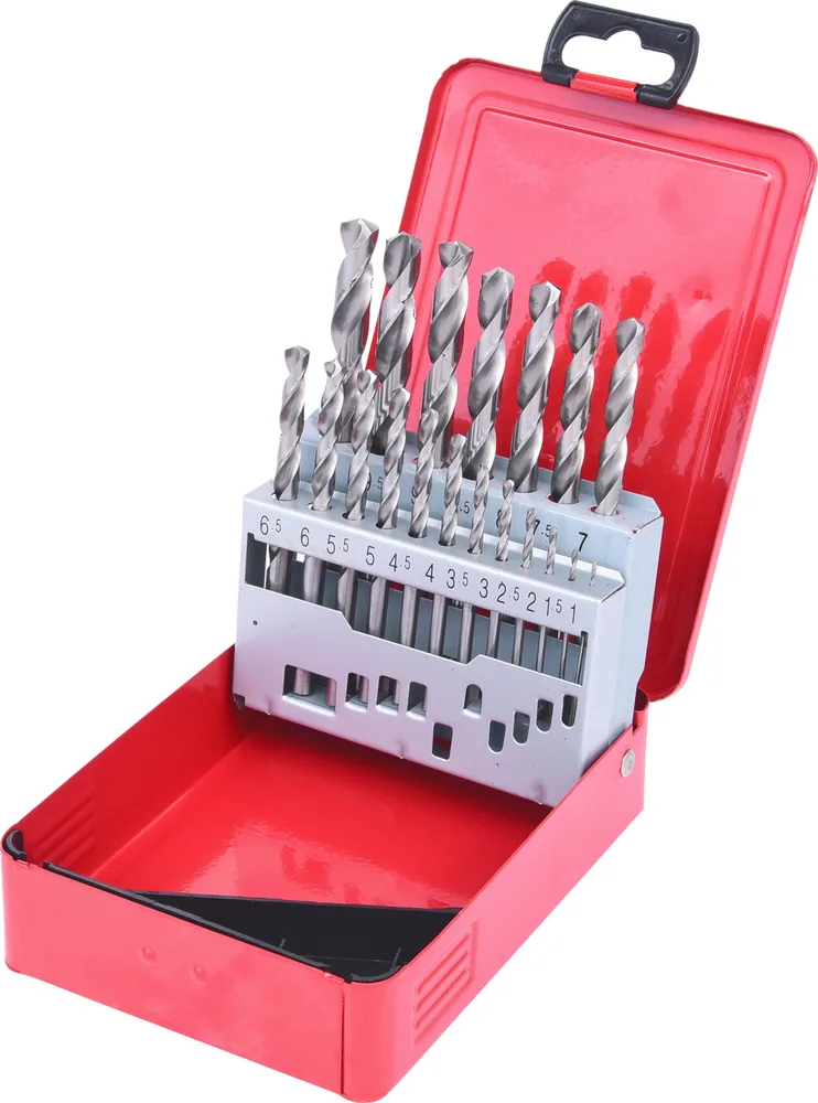 HSS-G súprava špirálových vrtákov, kazeta z oceľového plechu, 19-dielna, 1-10mm KS Tools 330.2610