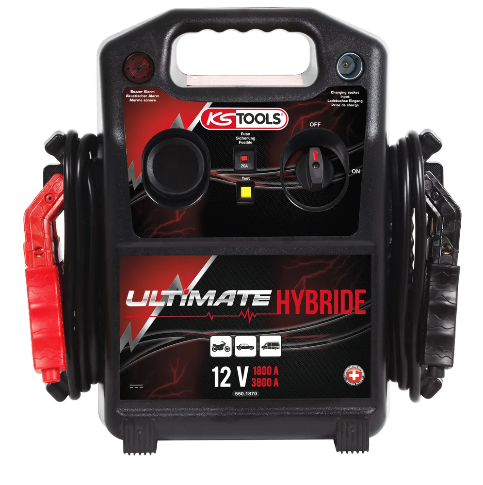 Hybridný štartér 12 V – 3800 A KS Tools 550.1870