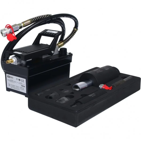Hydraulická jednotka 16 t, so vzduchovým hydraulickým čerpadlom, 13-dielna KS Tools 440.9991