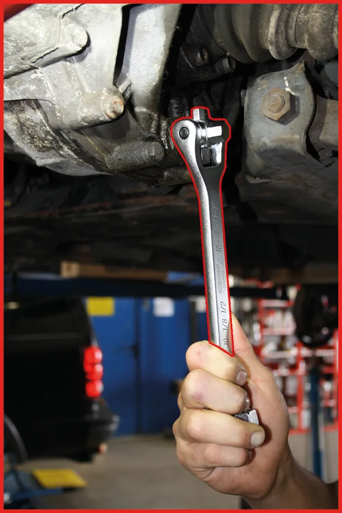 Kľúč na výmenu oleja 8v1, 270 mm KS Tools 150.9302
