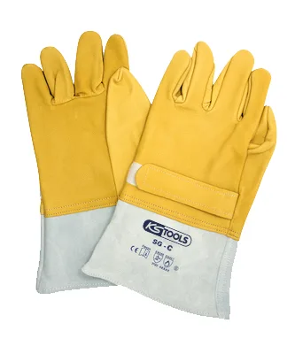 Kožené ochranné manžety na latexové rukavice, veľkosť 10 KS Tools 112.1560