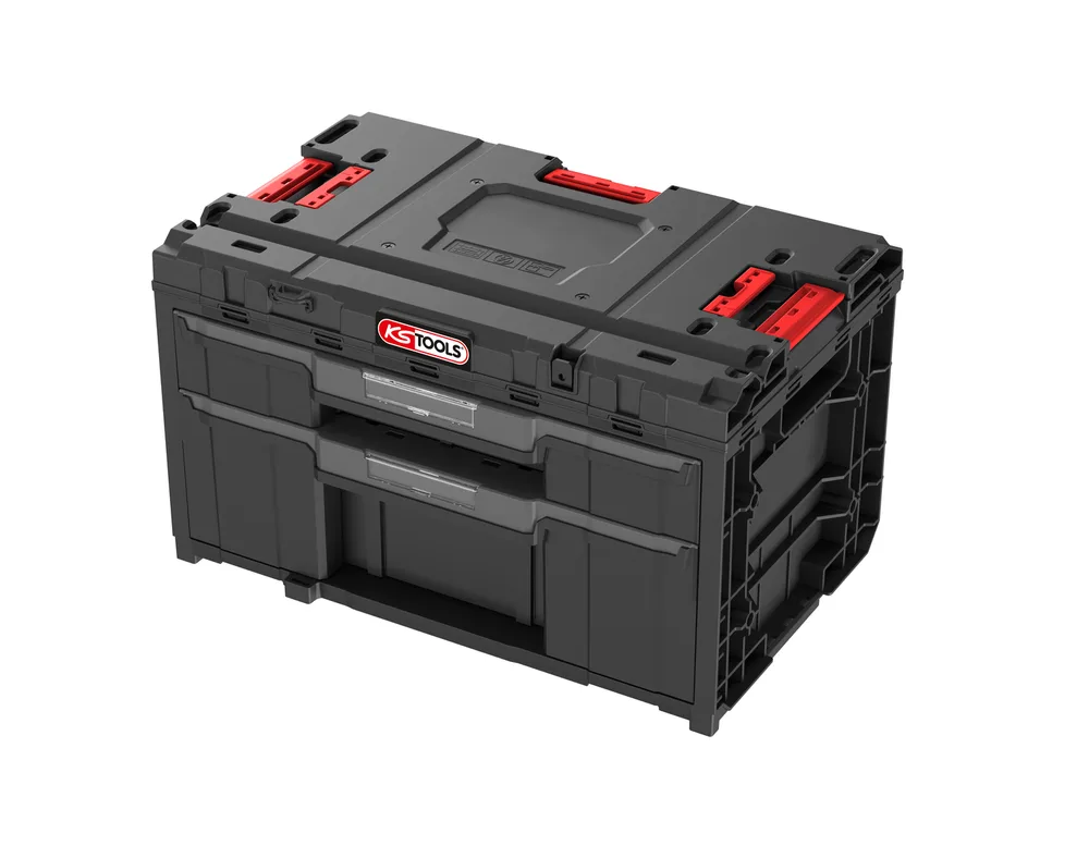 Kufrík SCM s 2 zásuvkami a 5 vyberateľnými priehradkami KS Tools 850.0385F