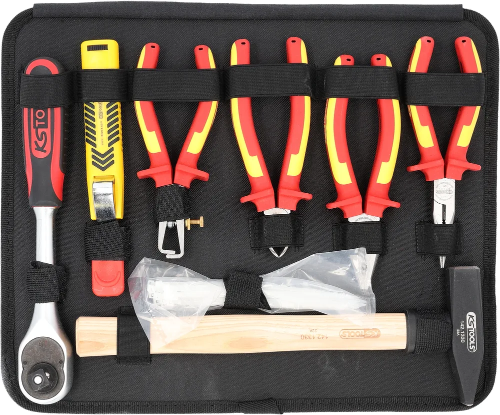L-BOXX s 1/4"+1/2" súpravou náradia pre elektrikárov, 128-dielna KS Tools 917.6128