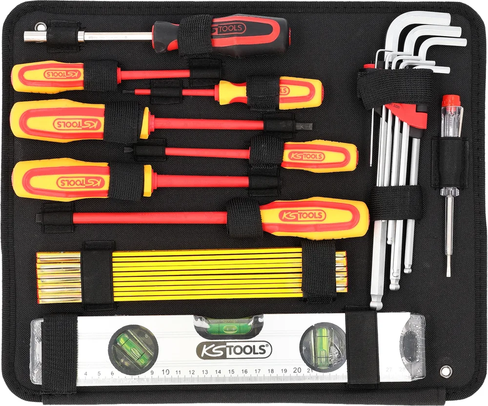 L-BOXX s 1/4"+1/2" súpravou náradia pre elektrikárov, 128-dielna KS Tools 917.6128