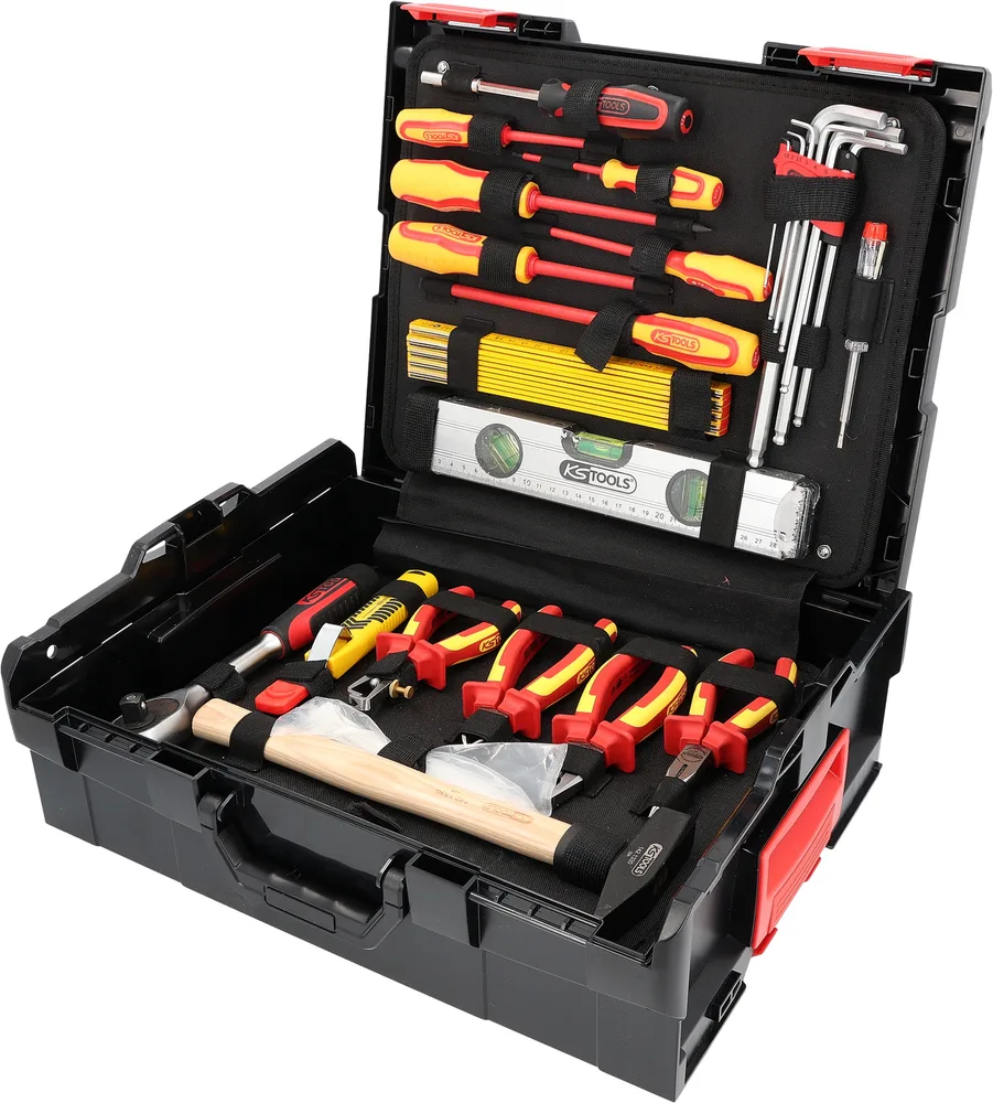 L-BOXX s 1/4"+1/2" súpravou náradia pre elektrikárov, 128-dielna KS Tools 917.6128