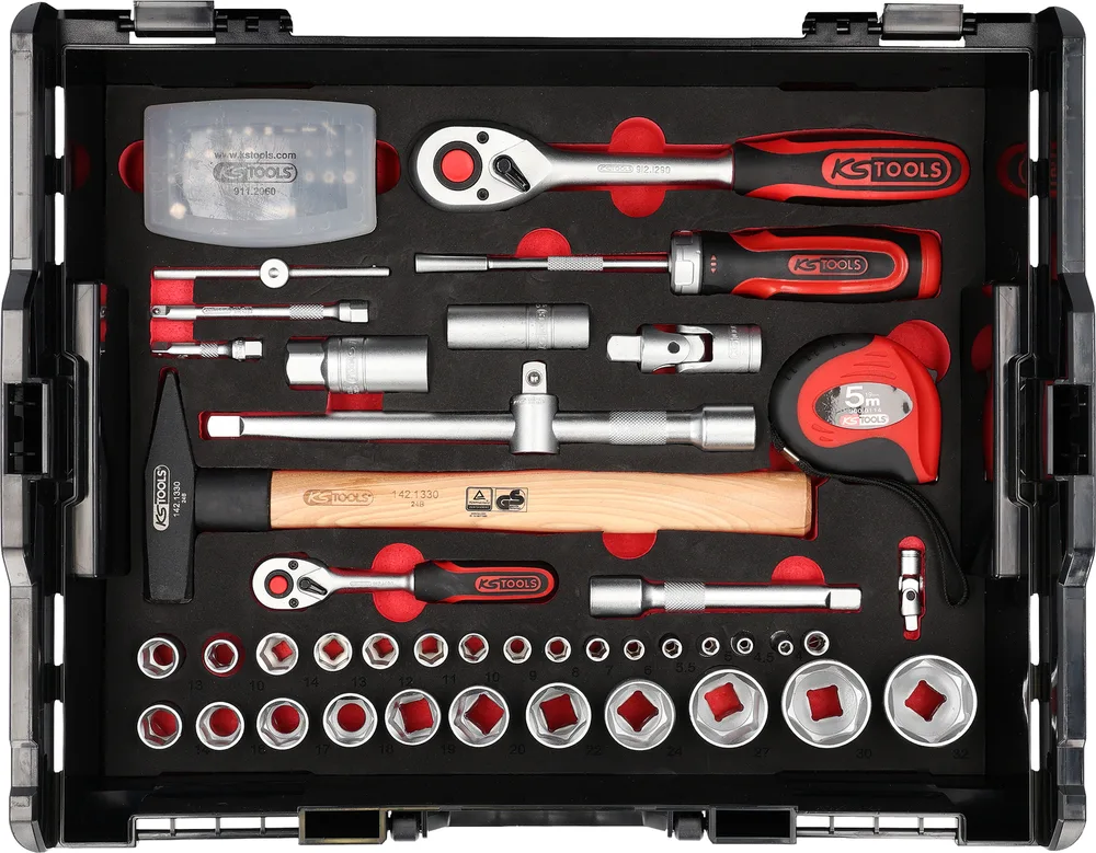 L-BOXX s 1/4"+1/2" súpravou univerzálneho náradia, 127-dielna KS Tools 917.6127