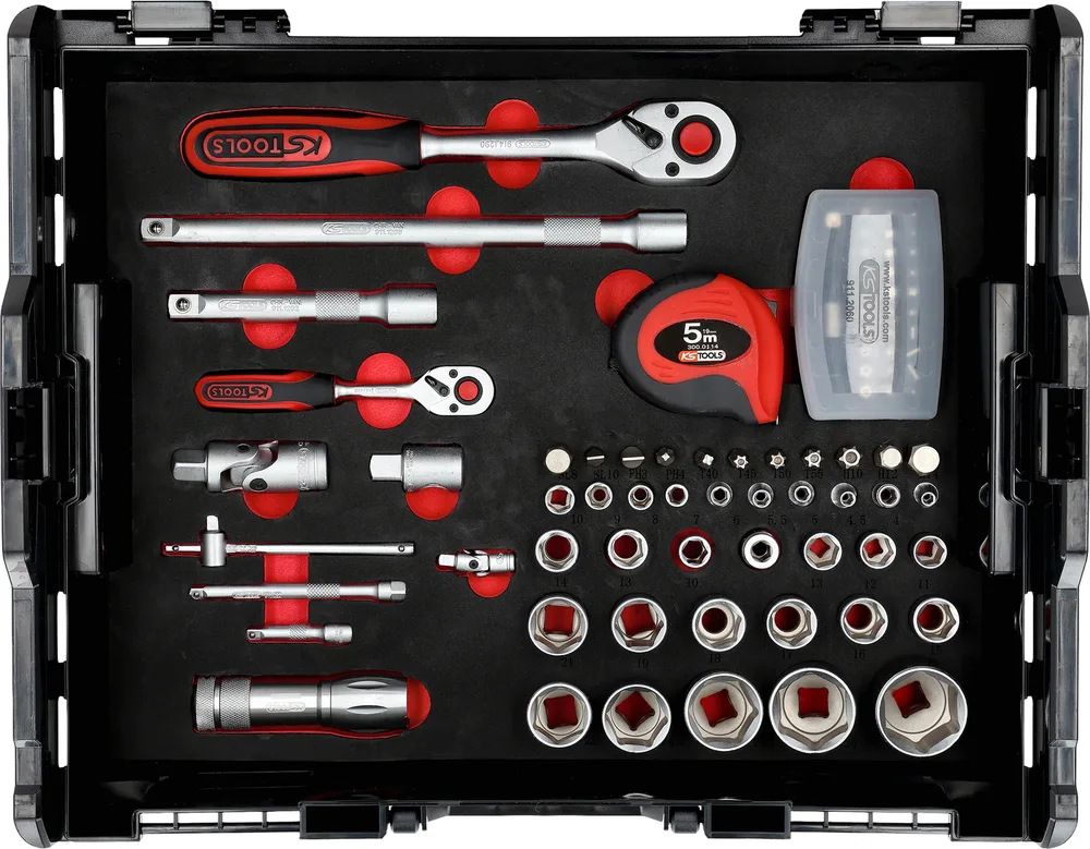 L-BOXX s 1/4"+1/2" súpravou univerzálneho náradia, 148-dielna KS Tools 917.6148