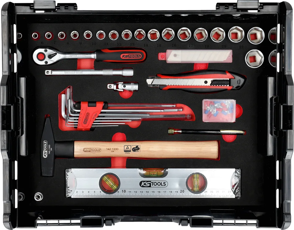 L-BOXX s 3/8" súpravou univerzálneho náradia, 165-dielna KS Tools 917.6165