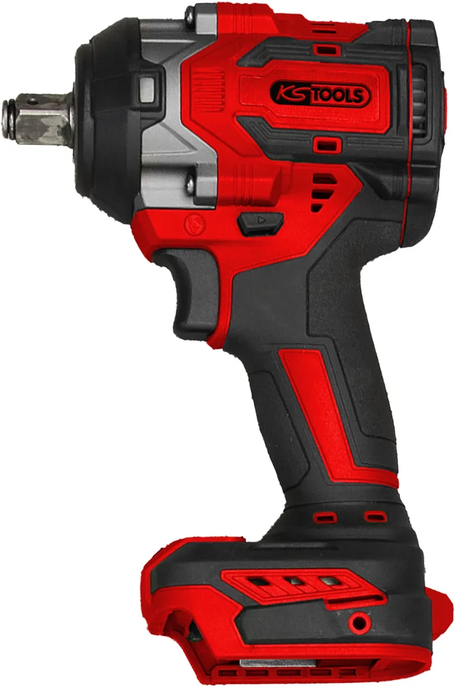 Mini akumulátorový rázový uťahovák 1/2'' s napätím 18 V, 850 Nm – samotné náradie KS Tools 515.4711F