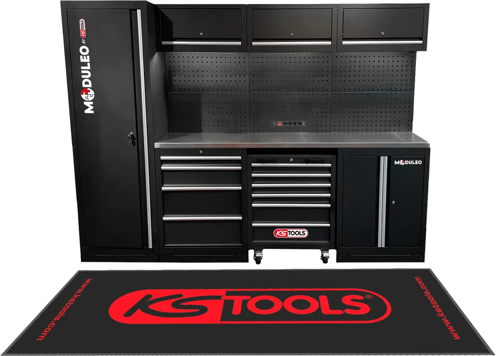 MODULEO dielenský skriňový systém, nerezový plech KS Tools 866.6000