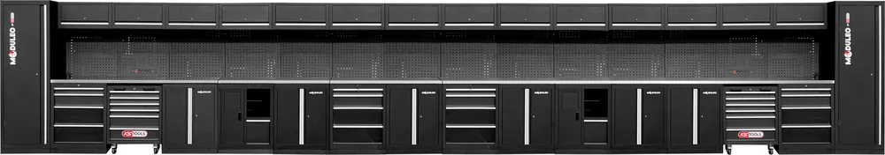 MODULEO Dielenský skriňový systém, rovný, 10720 x 500 mm KS Tools 866.6320